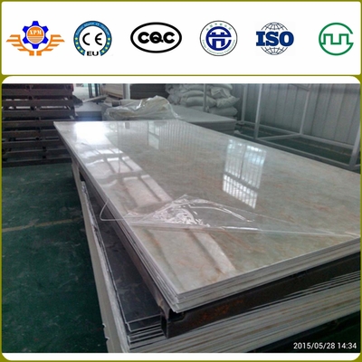 PVC Artificial Marble Sheet Production Line 400Kg/H 1.22m Width PVC Marble Sheet
