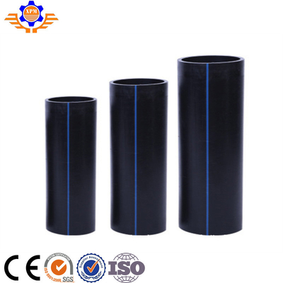 Multi Layers Polyethylene Pipe Production Line Haul Offs Cutter Units Single Screw Extruder Machine