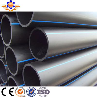 Multi Layers Polyethylene Pipe Production Line Haul Offs Cutter Units Single Screw Extruder Machine