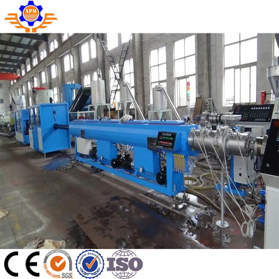 Multi Layers Polyethylene Pipe Production Line Haul Offs Cutter Units Single Screw Extruder Machine